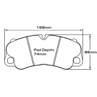Pagid Racing Brake Pads No. 4927 - Discovery Parts